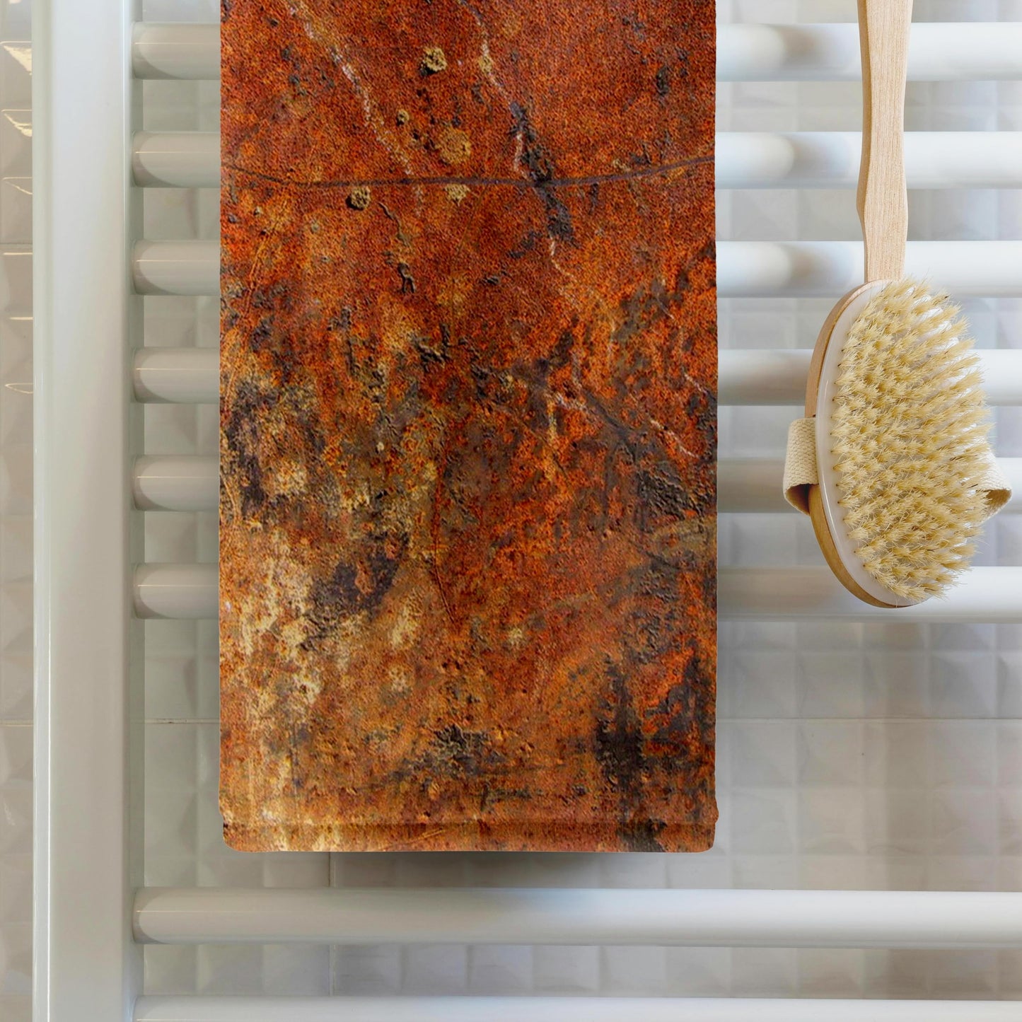 3D Rose TWL_101743_1 Old Rust Towel, 15 x 22