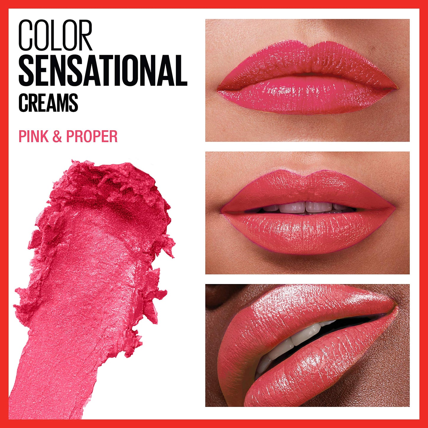 Maybelline New York Color Sensational Lip Color, Pink and Proper 20, 0.15 Ounce