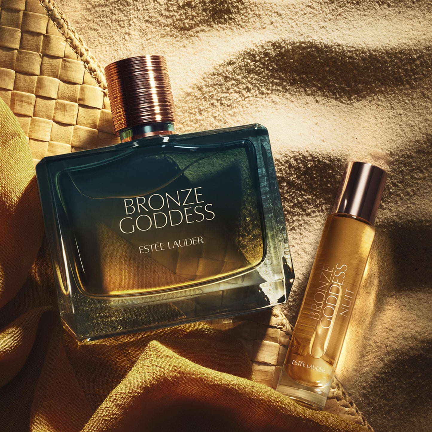 Estée Lauder Bronze Goddess Nuit Eau de Parfum Spray with notes of Ylang Ylang, Jasmine Sambac & Salted Coconut | Perfumes for Women, 1.7 Fl Oz