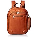 Piel Leather Laptop Backpack/Shoulder Bag, Saddle, One Size