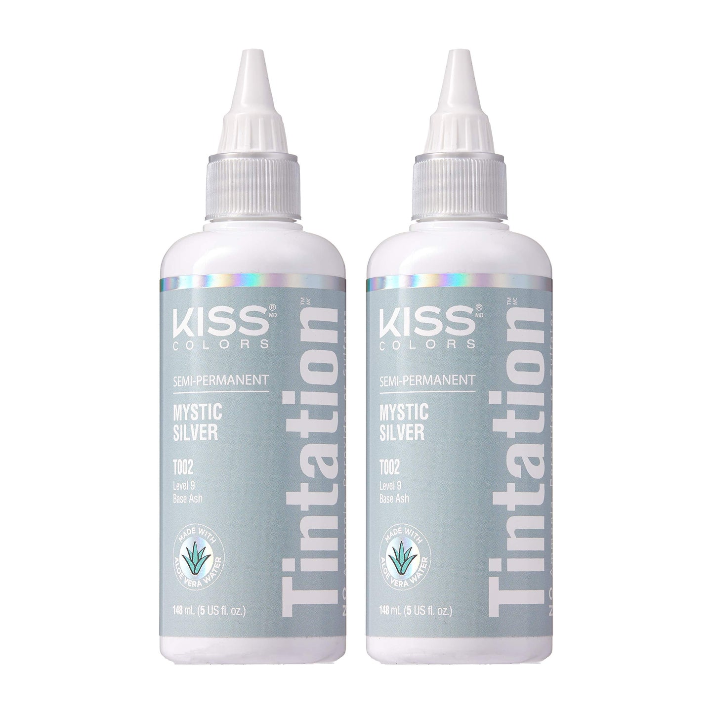 Red by Kiss Tintation Semi-Permanent Hair Color, Aloe Vera Water Based, Argan Oil, Olive Oil, Collagen & Keratin, Long-Lasting Color Dye (Mystic