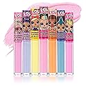 L.O.L Surprise 7-Pack Lip Gloss for Girls, Lol Lip Gloss