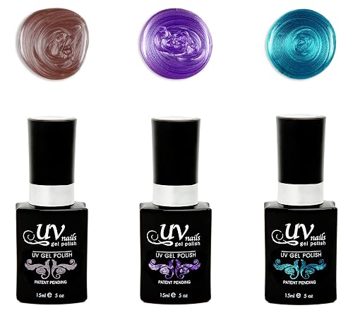 UV-Nails Ostara Set of 3 UV or LED gel polish Beauty & Personal Care UV-NAILS