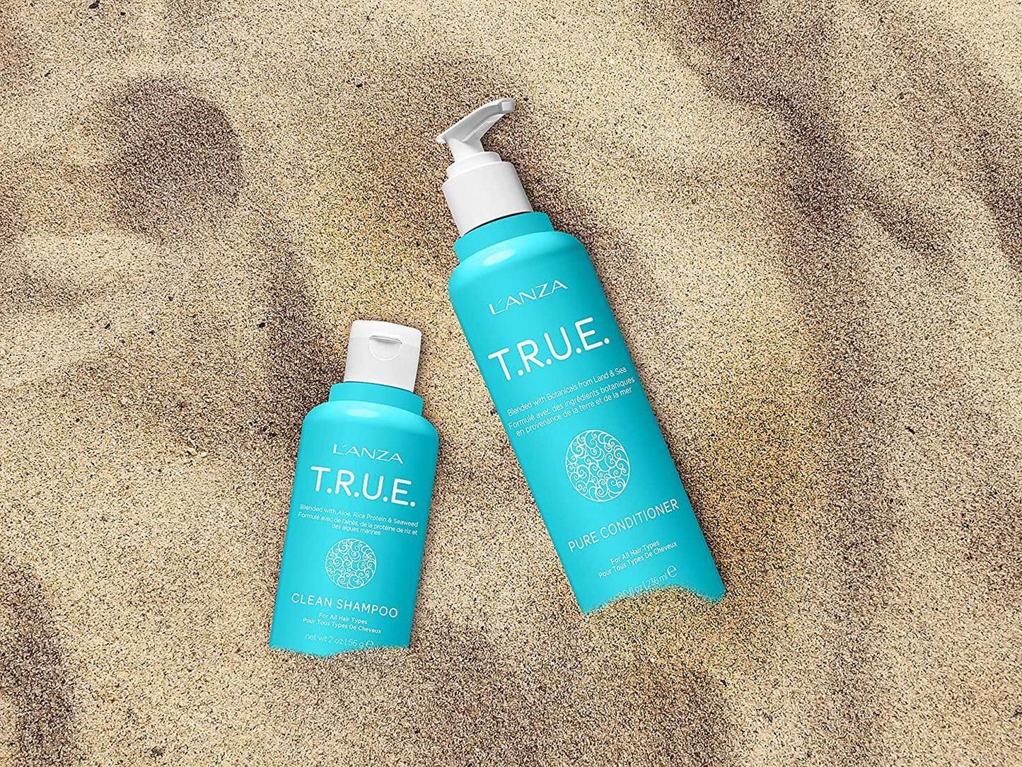 L'ANZA T.R.U.E. Clean Sustainable Shampoo - Rich with Aloe Vera and Rice Protein, Color Safe Daily Hair Care, Fragrance-Free, for Fresh Clean Hair (2