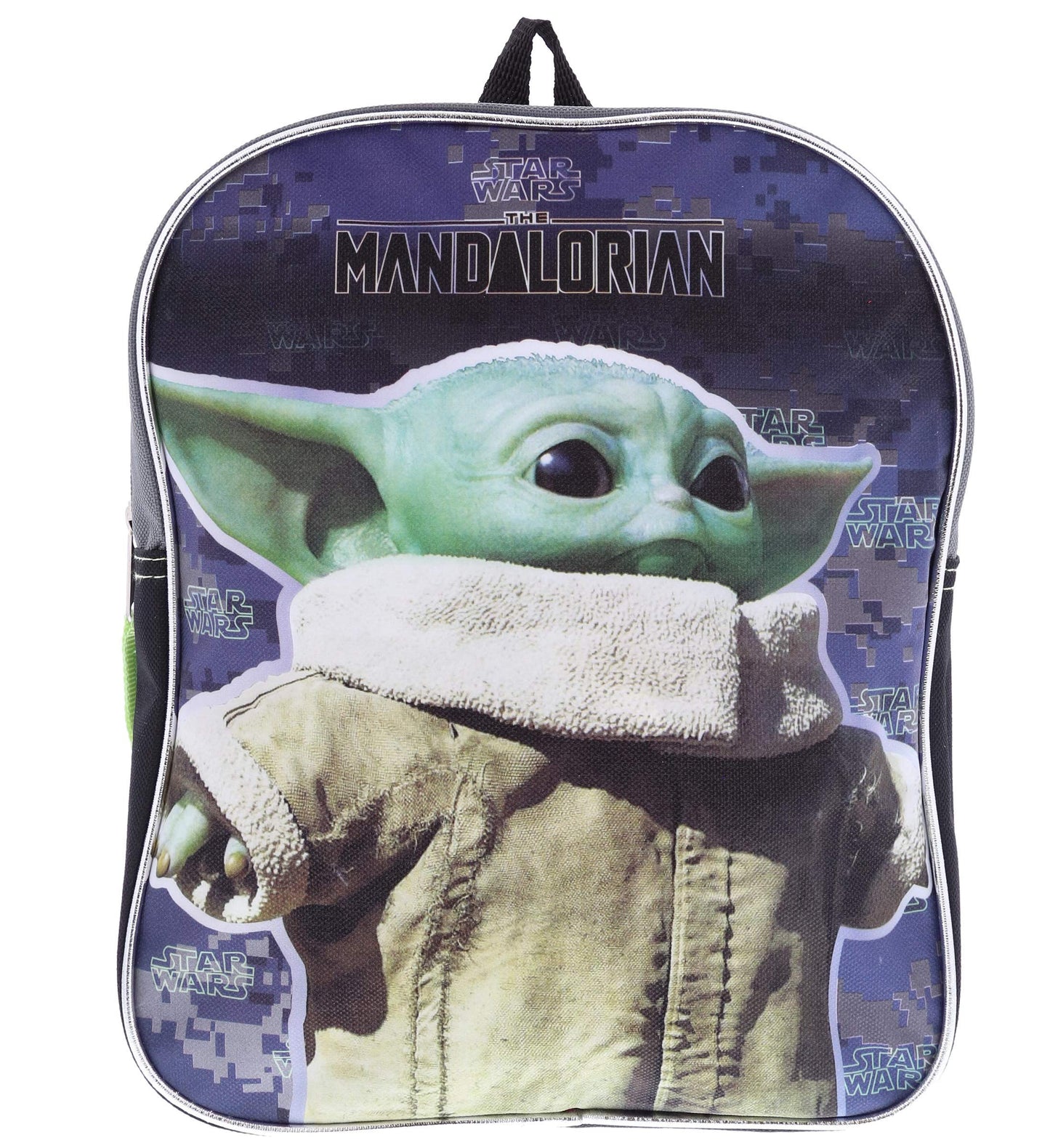 Fast Forward Star Wars The Child Baby Yoda 11" Half Moon Backpack Standard, Gray