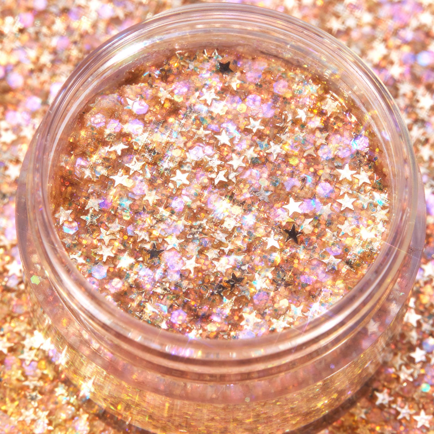 ColourPop Glitterally Obsessed Body Glitter Gel - Multi-Colored Glitter Makeup Made with an Adhesive Gel Formula - Easy to Use & Mess Free - Spinner