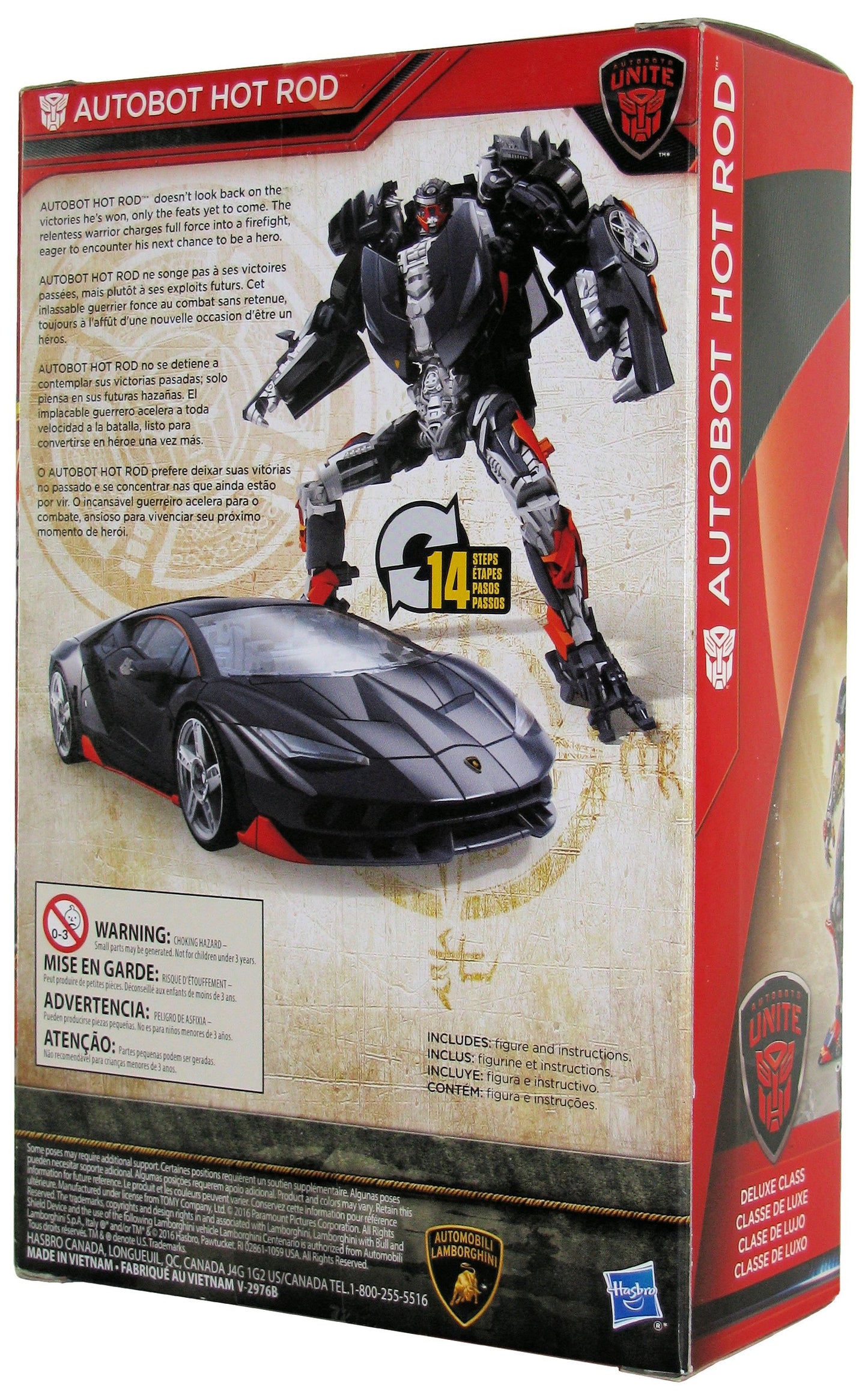 Transformers The Last Knight Walmart Exclusive Autobots Unite Deluxe Autobot Hot Rod