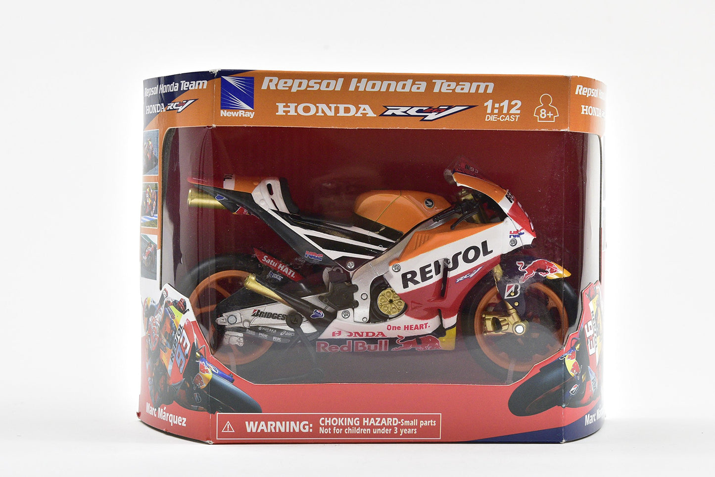 New Ray Honda RC213V Motorcycle #93 Marc Marquez Repsol Honda Team MotoGP (2015) 1/12 Diecast Model