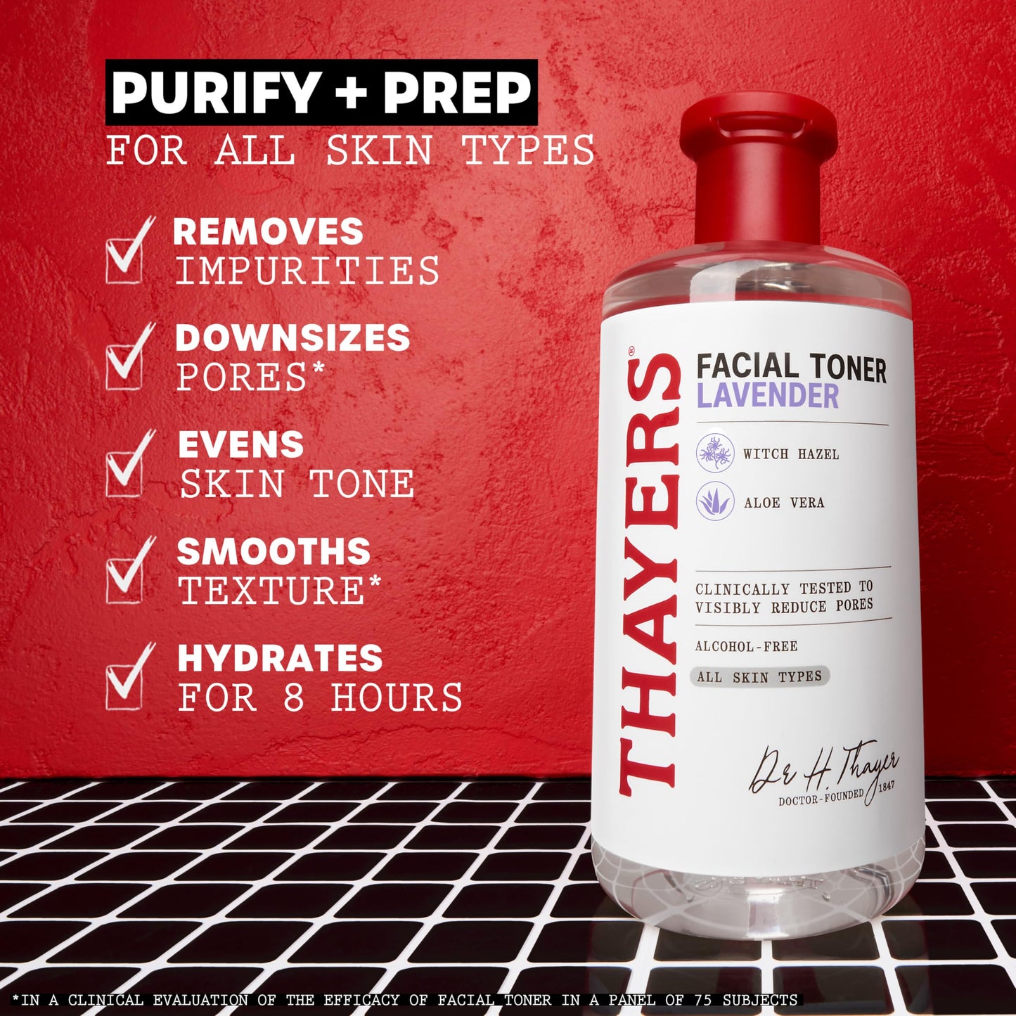 Thayers Alcohol-Free Witch Hazel with Organic Aloe Vera Formula Toner, Lavender 12 oz (Pack of 5)