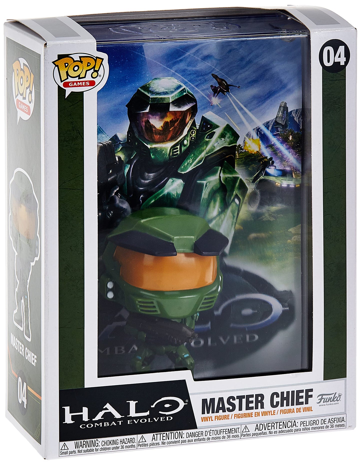 Funko Pop! Game Cover: Halo - Master Chief - Collectible Vinyl Figure - Includes Premium Plastic Protective Box - Gift Idea - Official Merchandise
