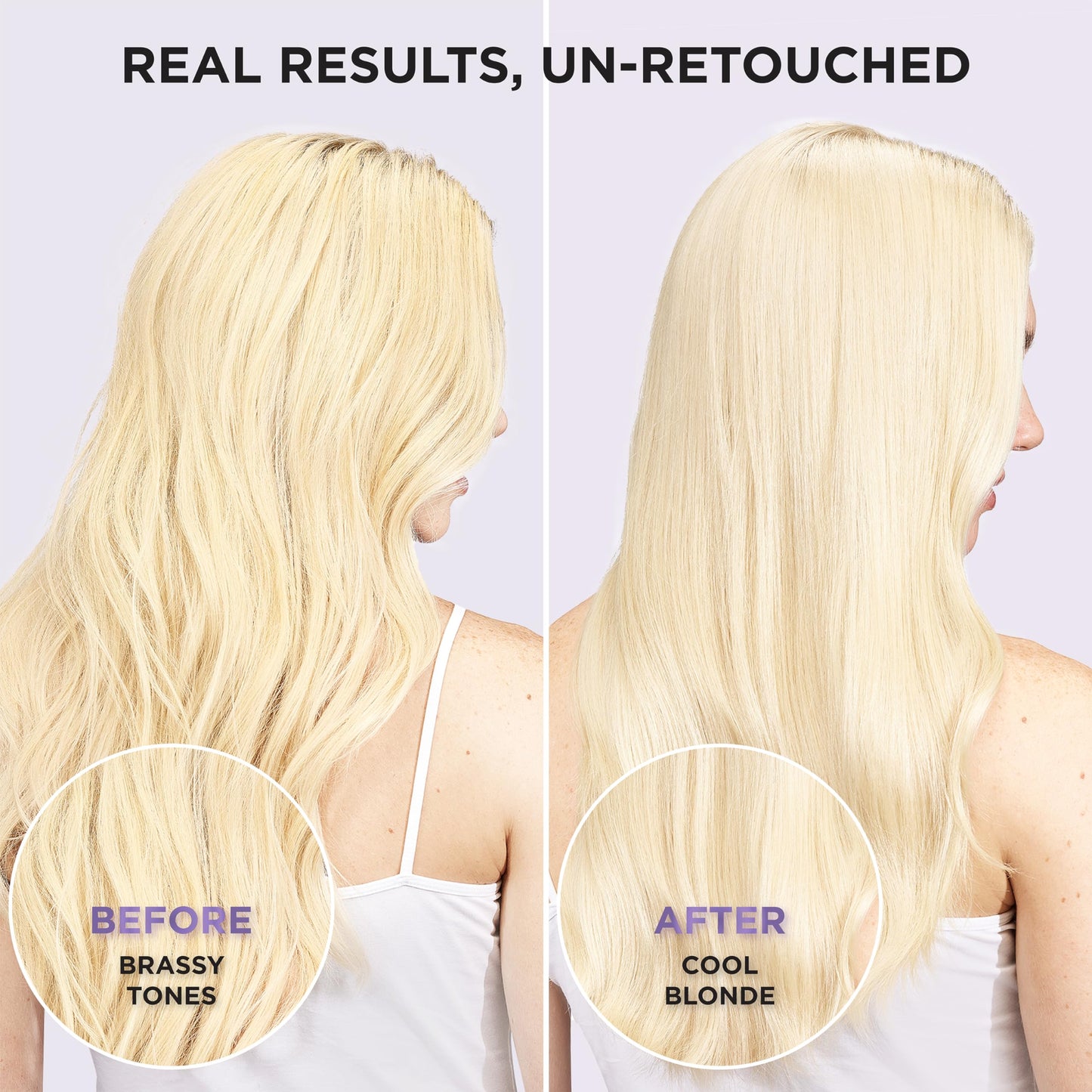 L’Oreal Paris Sulfate Free Brass Toning Purple Conditioner for Blonde, Bleached, Silver, or Brown Highlighted Hair, EverPure, 23 Fl Oz (Packaging May