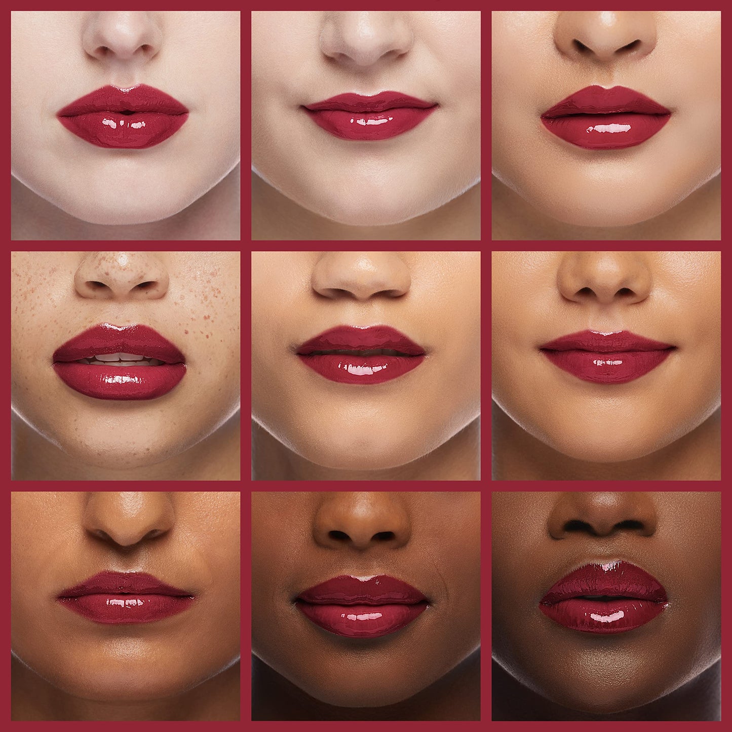 L'Oreal Paris Infallible Pro Gloss Plump Lip Gloss with Hyaluronic Acid, Long Lasting Plumping Shine, Lips Look Instantly Fuller and More Plump, Ruby