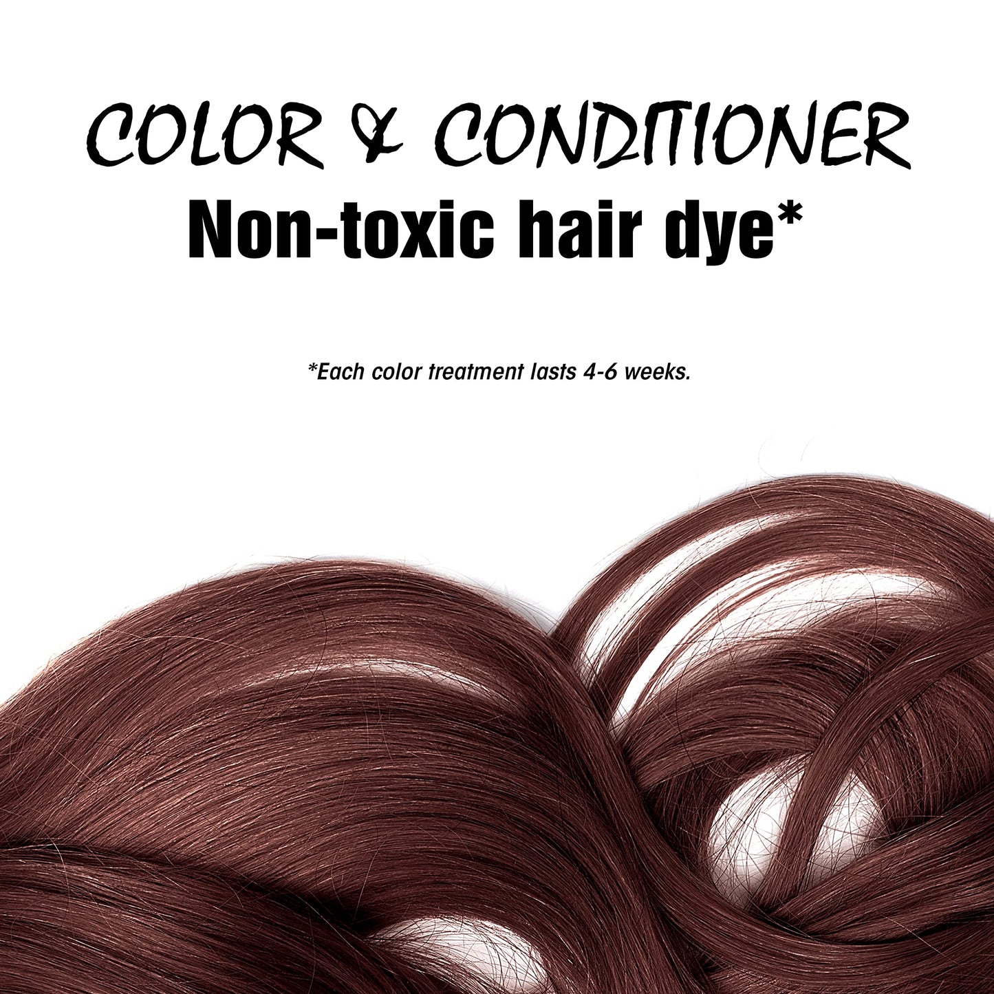 Light Mountain Henna Hair Color & Conditioner - Burgundy Hair Dye for Men/Women, Organic Henna Leaf Powder, Chemical-Free, Semi-Permanent Hair Color