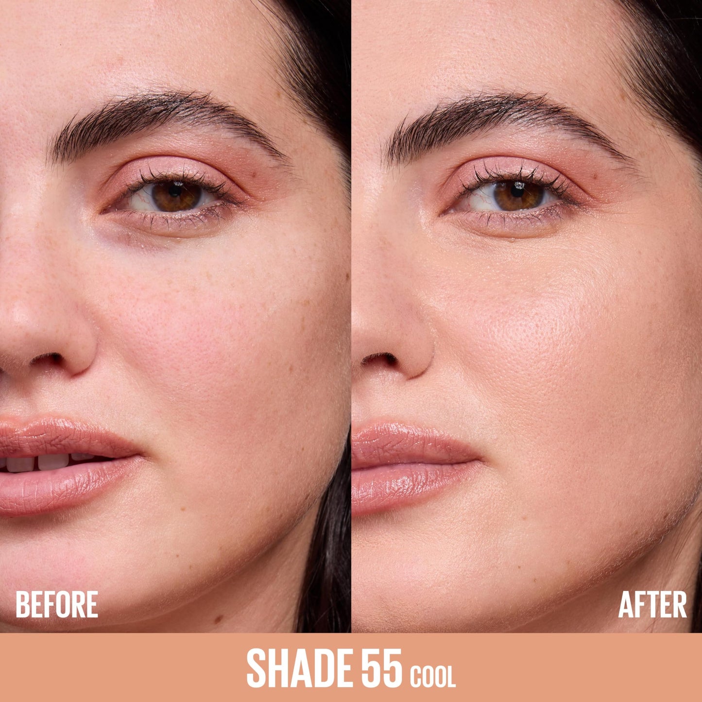Maybelline Lifter Serum Concealer, Radiant Concealer with Full Coverage, Includes 2% Peptides + Caffeine to Hydrates & Brightens Under Eyes, 55, 1