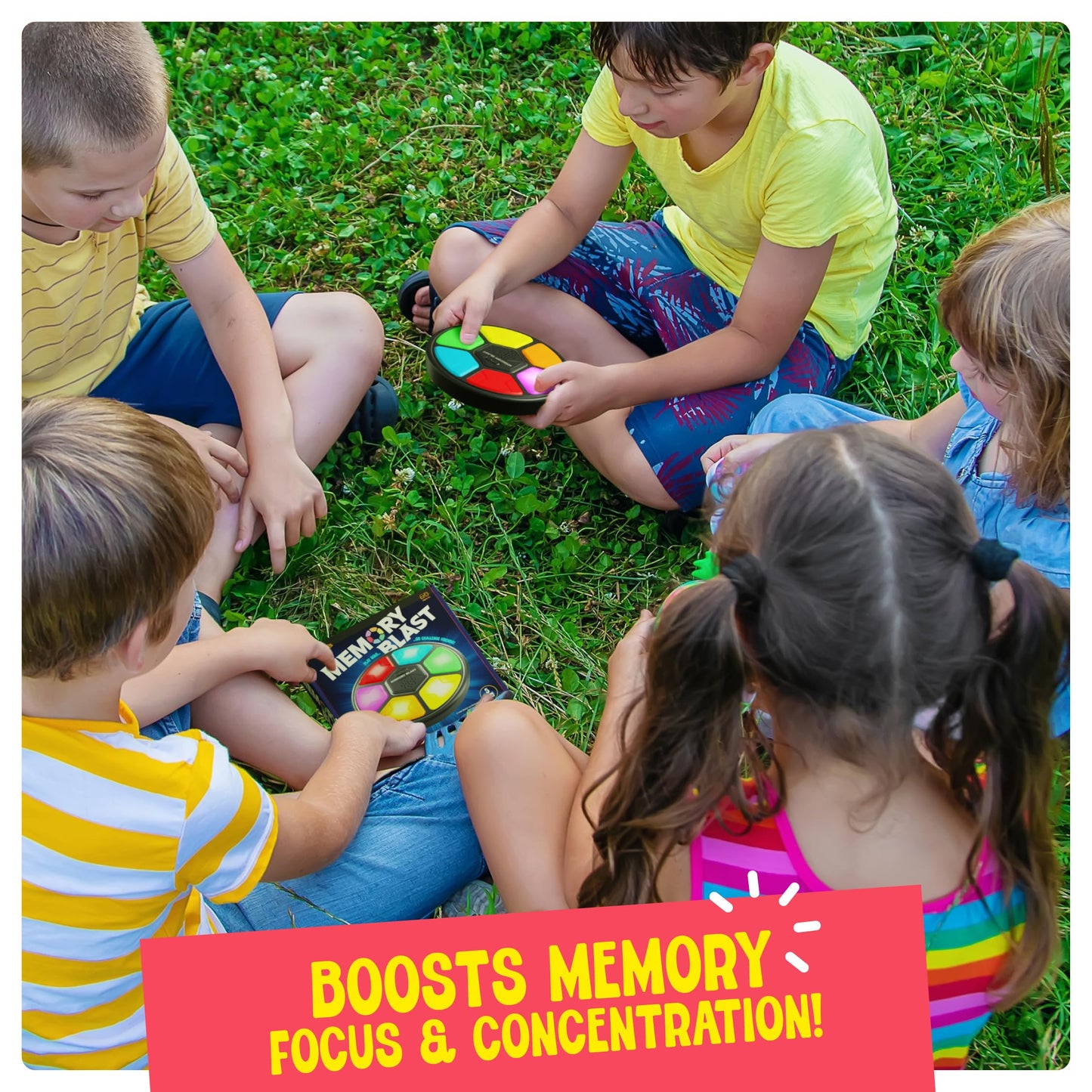 Memory Game for Kids - Gifts for Boys & Girls - 6 7 8 9 10 11 Year Old Boy Birthday Gifts - Kids Games - Toys for 10 Year Old Boy - Car Handheld…