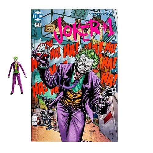 McFarlane Toys - DC Direct - 3IN Figure with Comic WV2 - Joker (DC Rebirth)