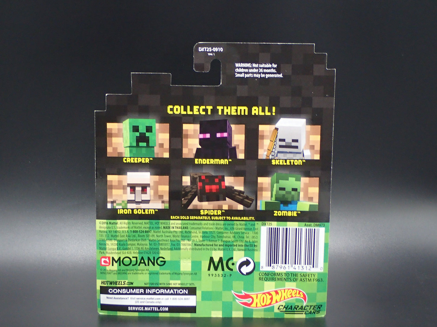 Hot Wheels Minecraft Iron Golem Vehicle