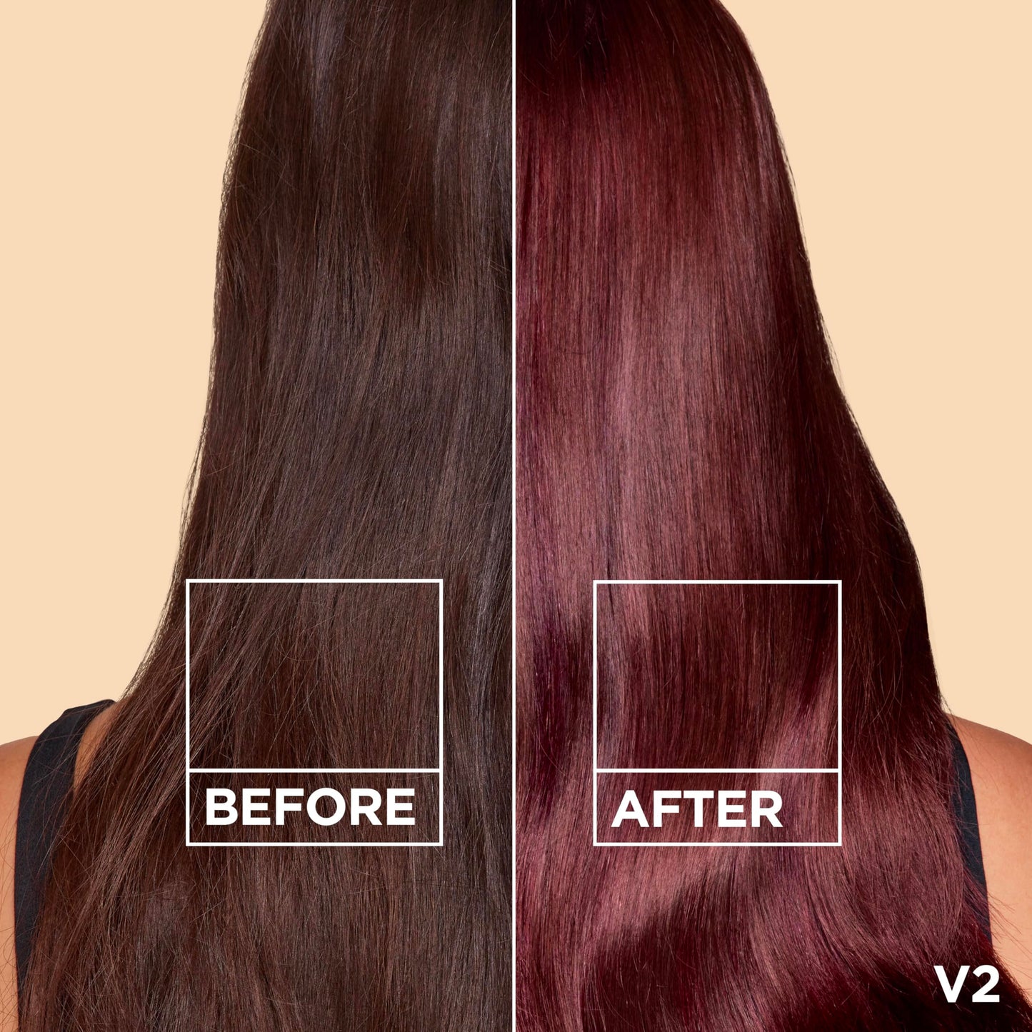 Garnier Nutrisse Ultra Color Hair Color, Permanent Hair Dye for Up to 8 Weeks of Bold, Vibrant, Fade-Resistant Results, Vegan & Cruelty-Free, V2 Dark