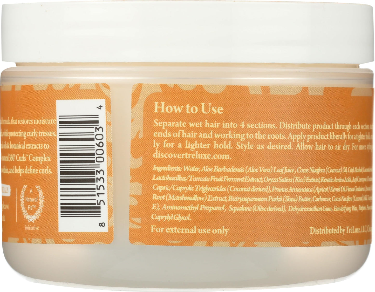 TRELUXE Curl Supreme Styling Creme, 8 OZ