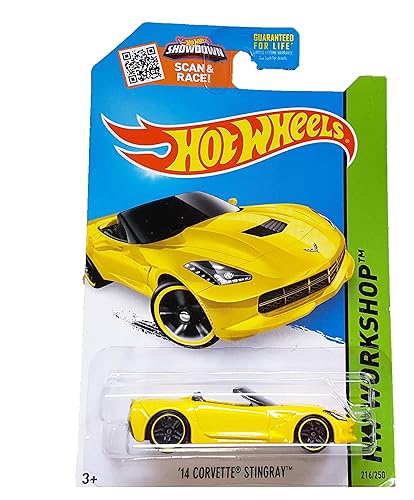 Hot Wheels, 2015 HW Workshop, '14 Corvette Stingray Convertible [Yellow] 216/250