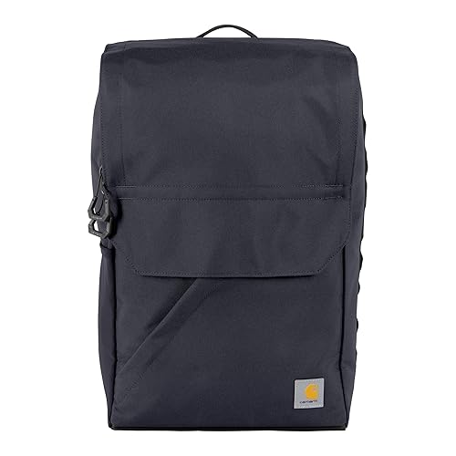 Carhartt 21L Top-Load Backpack, Durable Water Resistant Coated Canvas Base W/ 17" Laptop Sleeve, Bluestone
