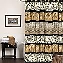 Popular Bath Shower Curtain, Jezella Collection, Animal Print