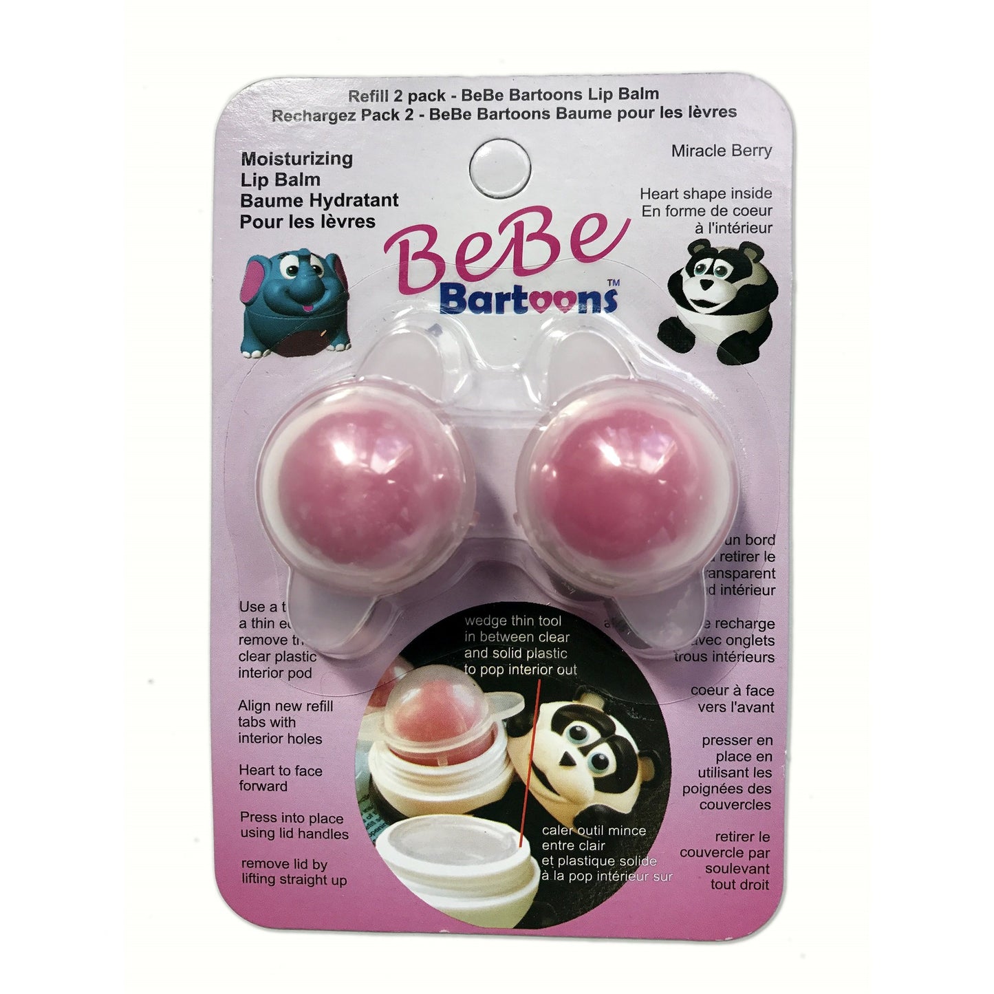 BeBe Bartoons Ladybug Lip Balm with Pink Lemonade scent Beauty and Personal Care BeBe Bartoons