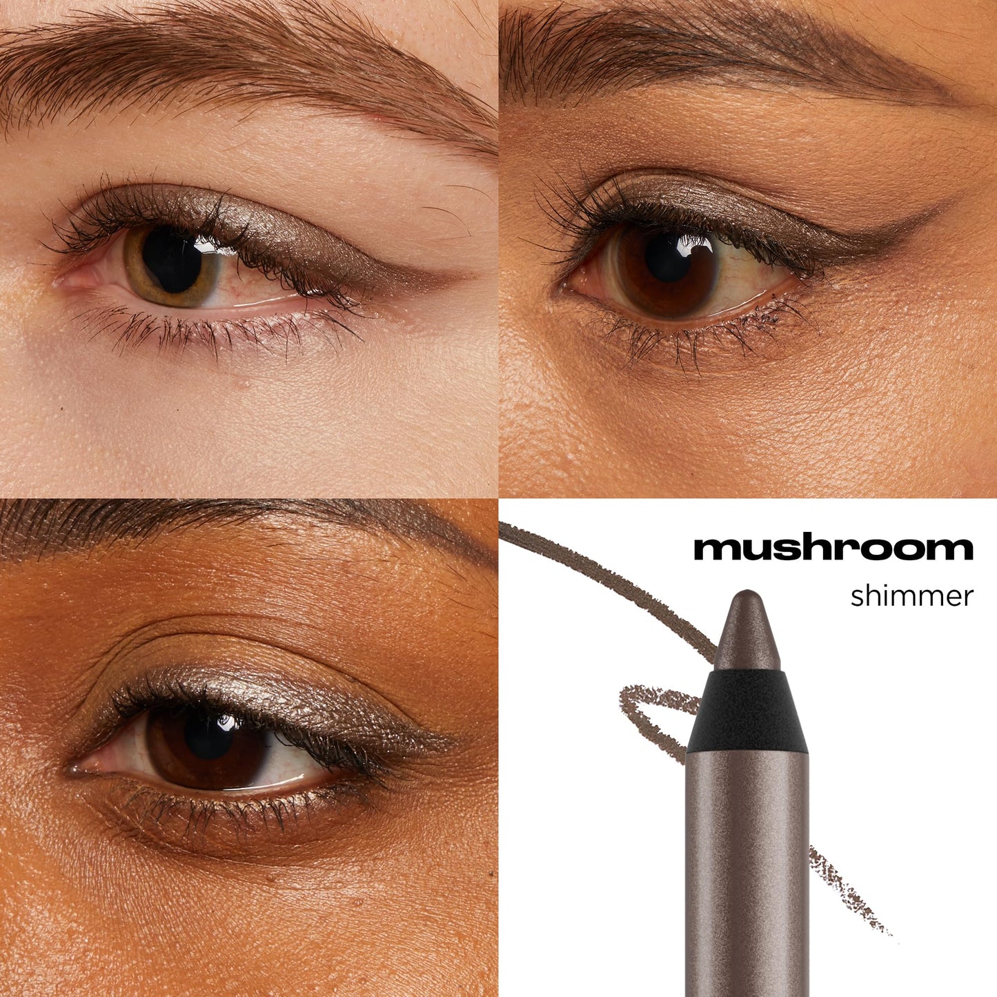 URBAN DECAY 24/7 Glide-On Waterproof Eyeliner Pencil - Smudge-Proof, Long-Lasting, Transfer-Proof, Up to 16HR Wear, Smooth No-Tug Formula, Mushroom