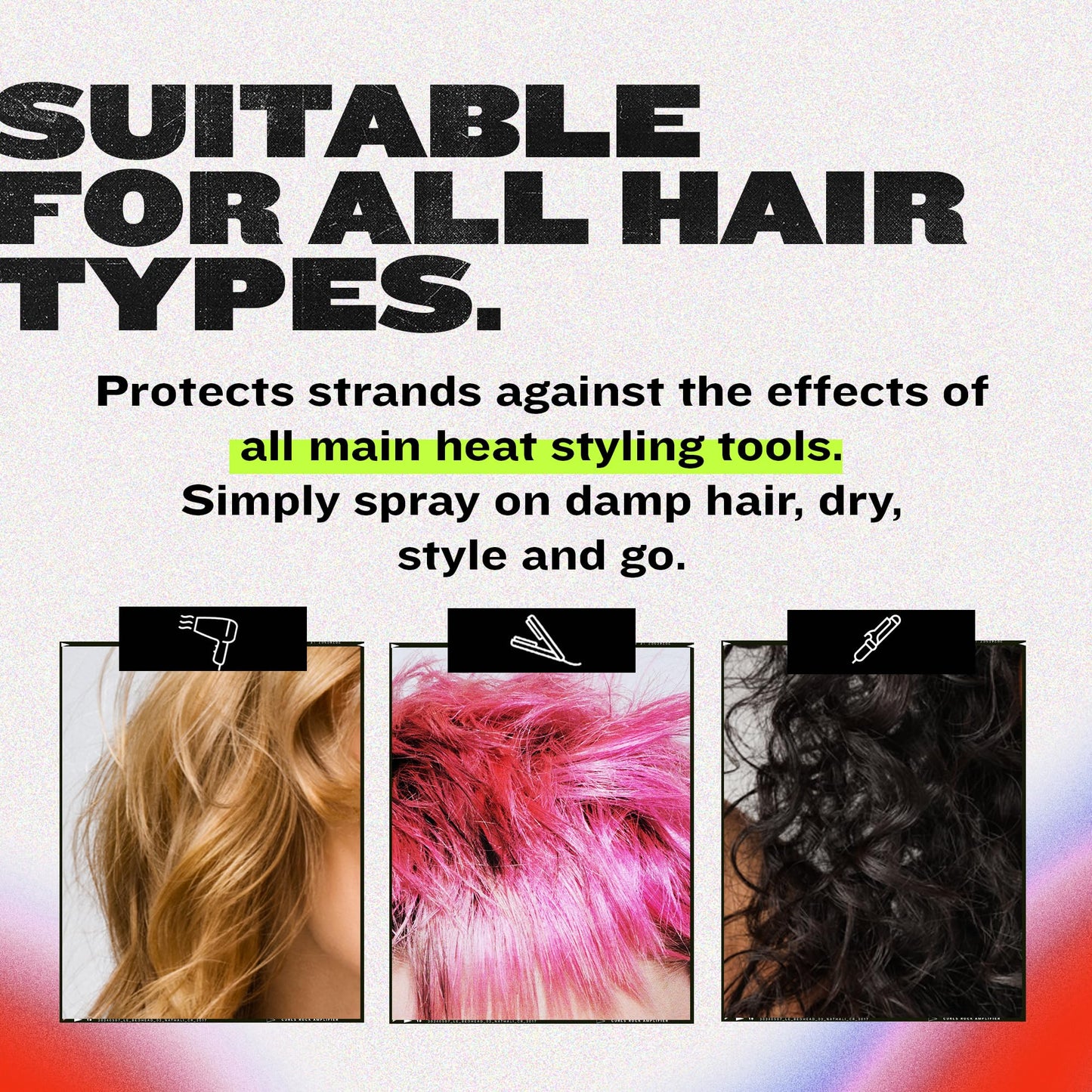 TIGI Bed Head Some Like It Hot Heat Styling and Protection Spray with Anti-Humidity Shield, Tames Frizz and Reduces Breakage, 3.38 fl oz
