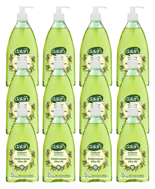 Dalan Therapy Mediterranean Olive Oil Ultra Moisturizing Liquid Hand Soap for Normal and Dry Hands Fresh Clean and Soft Feeling (13.5 Fl Oz / 400 mL Beauty & Personal Care Dalan