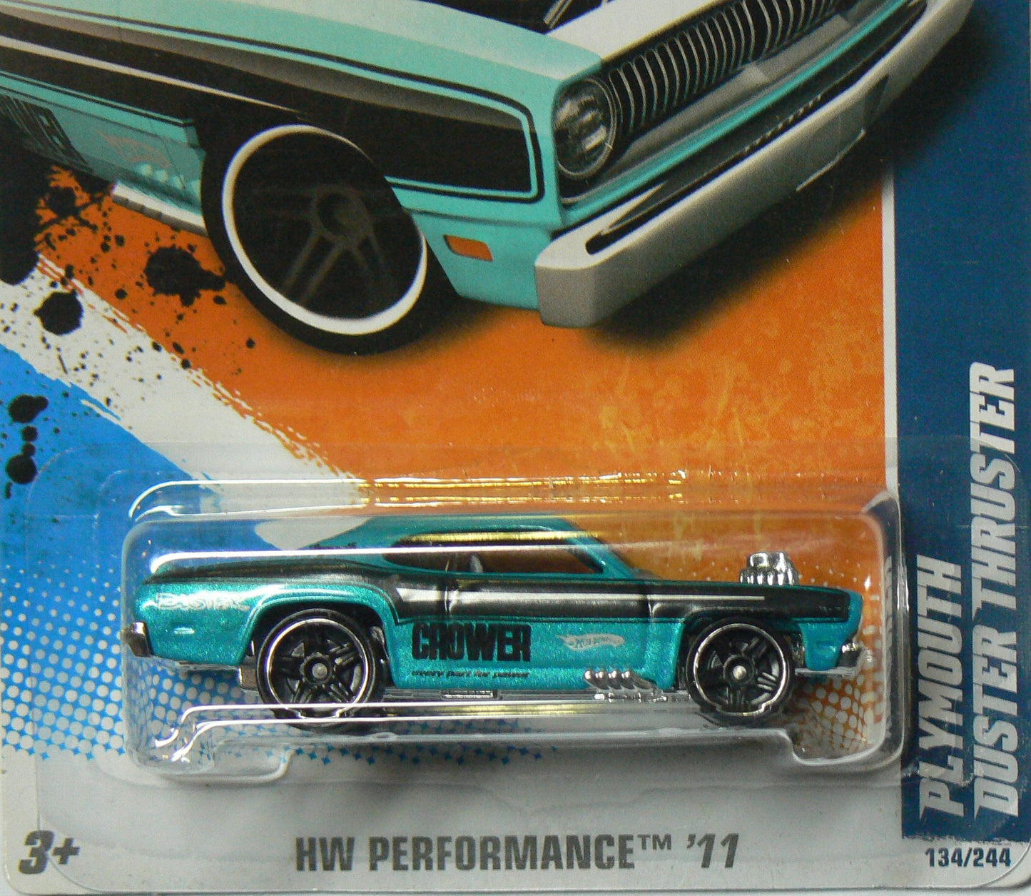 Hot Wheels Hw Performance '11 Aqua Plymouth Duster Thruster 134/244