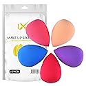 IXO Makeup Sponge Set - Latex-Free, Versatile Makeup Blender Sponge for Liquid, Cream, and Powder - 5 Pack