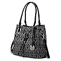 MKF Collection Shoulder Bag for Women, Vegan Leather Top-Handle Crossbody Bag Tote Bag Handbag Purse by Mia K