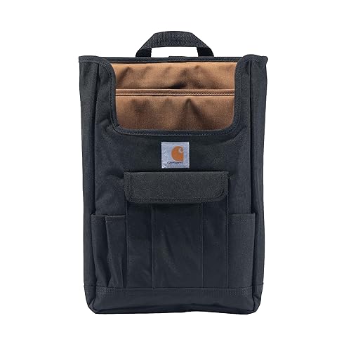 Carhartt Front Seat Car Organizer, Passenger Seat Storage & Organization for Books, Files, Folders, Laptop & More, Black