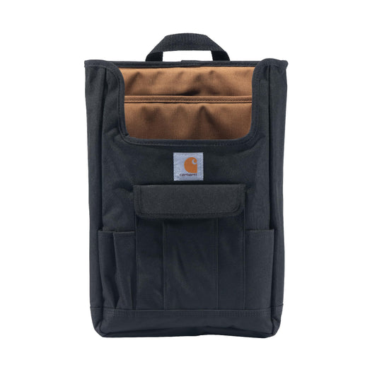 Carhartt Front Seat Car Organizer, Passenger Seat Storage & Organization for Books, Files, Folders, Laptop & More, Black