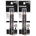 CoverGirl Brow & Eye Makers Brow Shaper & Eyeliner, Midnight Brown 505.06 oz (Pack of 2)