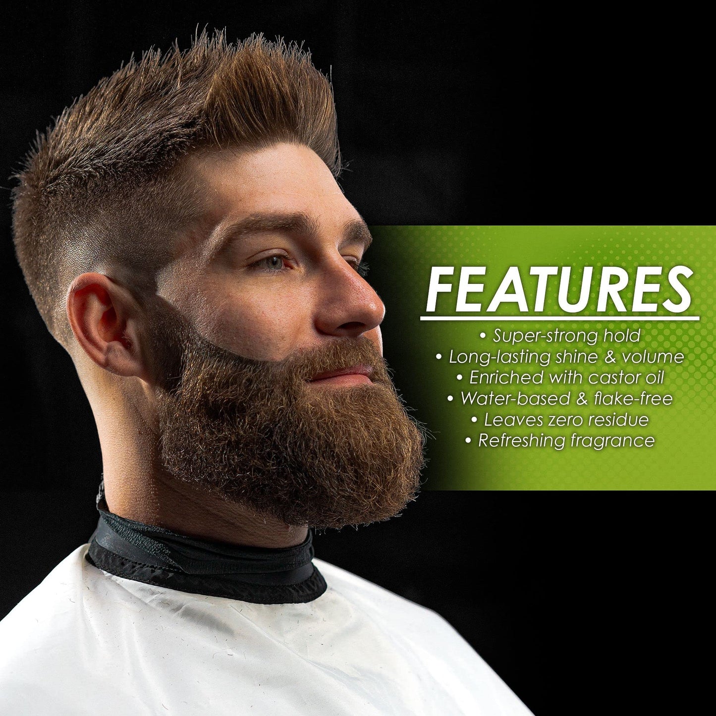 L3 Level 3 Slime Gel - Strong Control Hair Styling Gel - Flake-Free, Long-Lasting Hold - Adds Volume, Texture