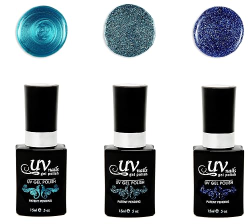 UV-Nails Vesta Set of 3 UV or LED gel polish Beauty & Personal Care UV-NAILS