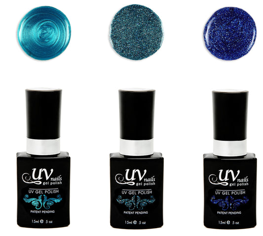 UV-Nails Vesta Set of 3 UV or LED gel polish Beauty & Personal Care UV-NAILS