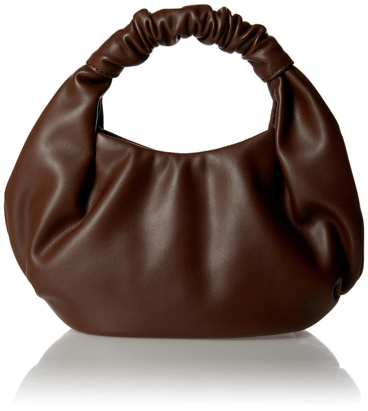 The Drop Women's Addison Soft Volume Top Handle Bag, Chocolate, One Size Fashion The Drop