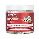 Coconut Oil Defining Curl Jelly, 16 oz for Moisturizes, Defines Curls, Eliminates Frizz, Provides Flexible Hold