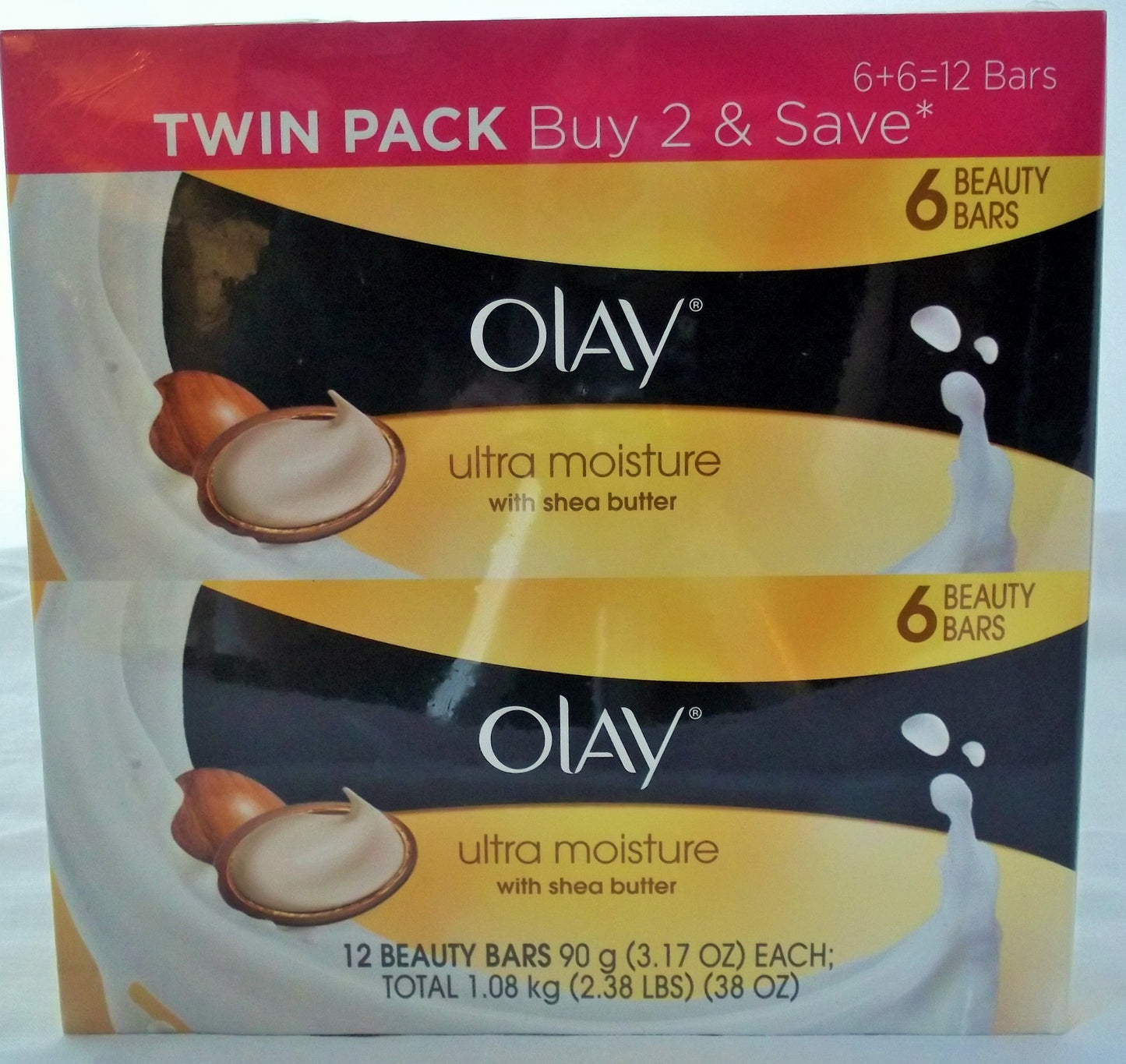 Olay Ultra Moisture with Shea Butter 3.17 oz Beauty Bars - 12 total