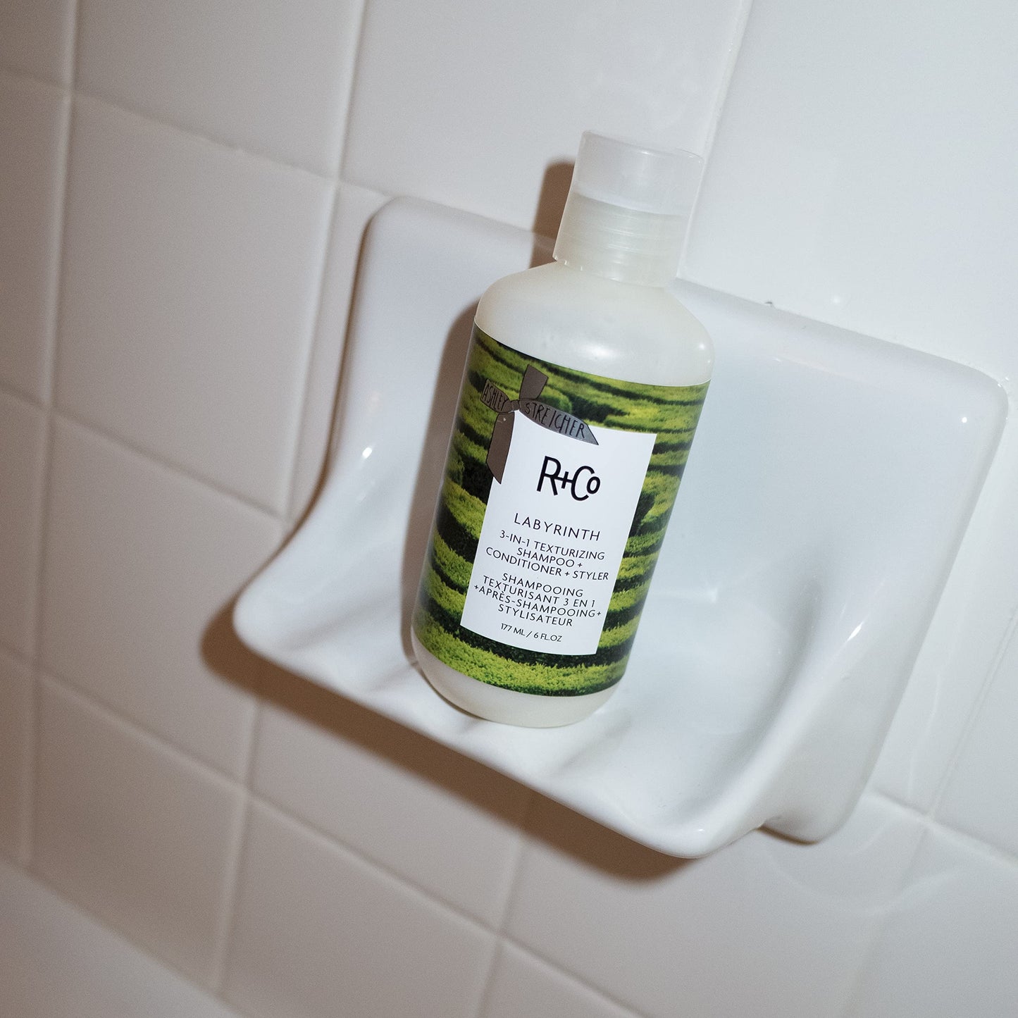 R+Co Labyrinth 3-in-1 Texturizing Shampoo, Conditioner & Styler - Cleanses, Adds Texture, Volume & Hydration - Builds Touchable, Piecey Volume for All