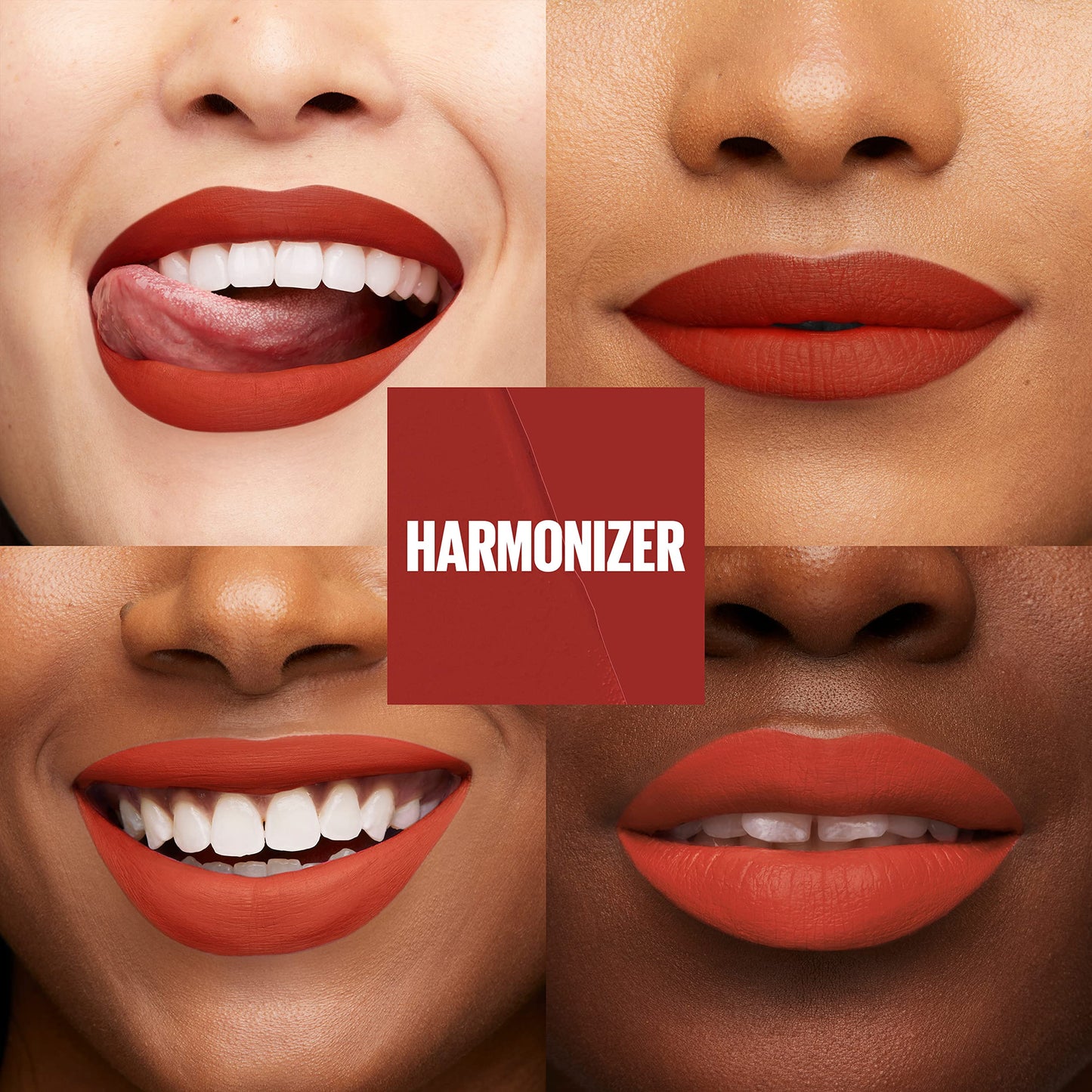 Maybelline Super Stay Matte Ink Liquid Lip Color, Moodmakers Lipstick Collection, Long Lasting, Transfer Proof Lip Makeup, Harmonizer, Red Brown, 1