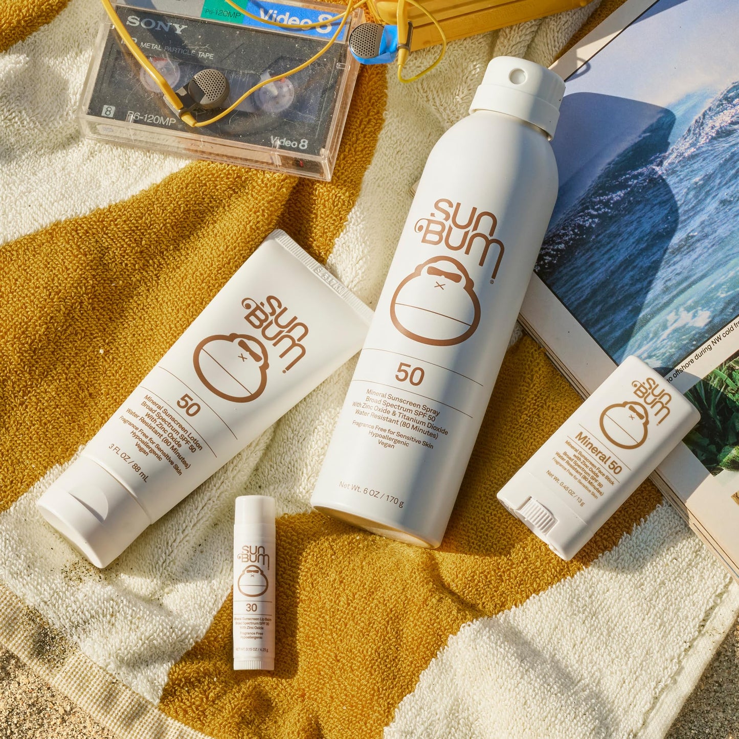 Sun Bum Mineral SPF 50 Face Stick Sunscreen - NEW FORMULA 2026 Water-Resistant Broad Spectrum Sunscreen with Vitamin E - Hawaii 104 Act Compliant (No Beauty and Personal Care Sun Bum