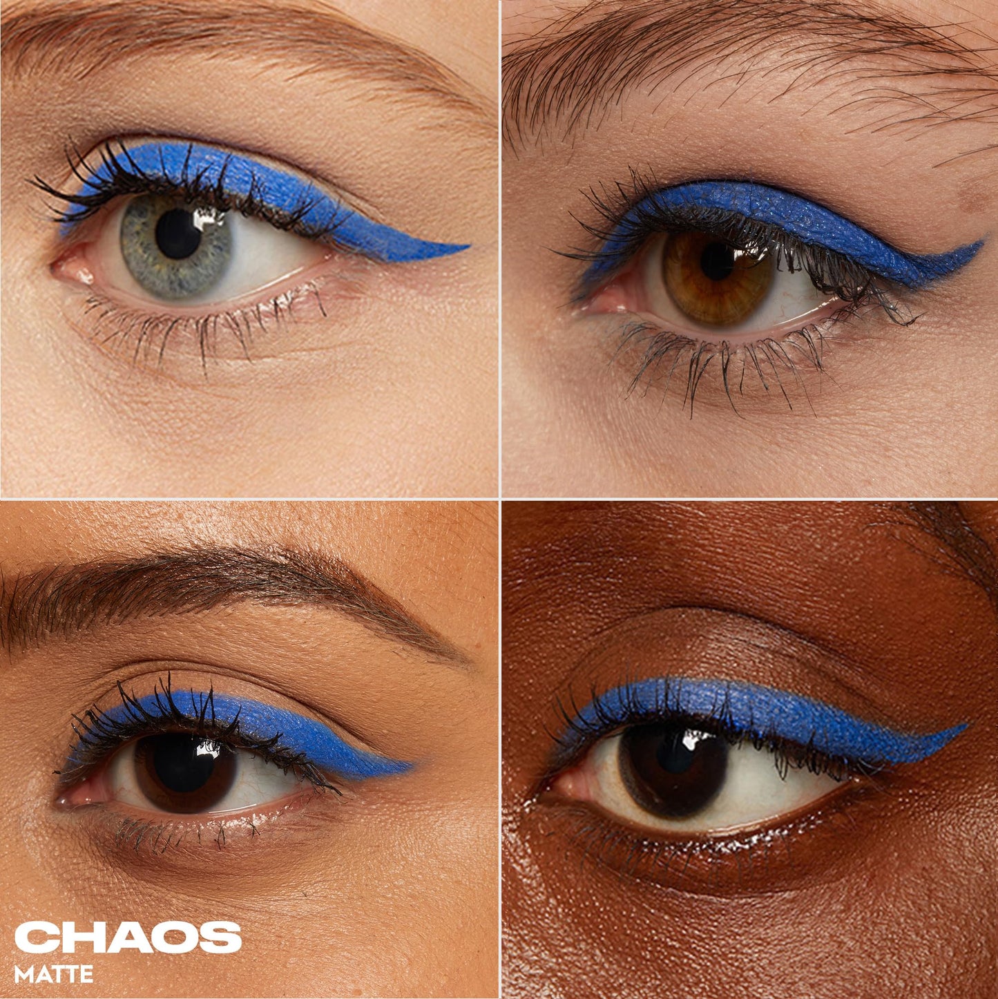 URBAN DECAY 24/7 Glide-On Waterproof Eyeliner Pencil (Chaos - Cobalt Blue Matte) - Smudge-Proof, Transfer-Proof, Smooth No-Tug Formula