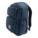 Carhartt 28L Dual-Compartment Backpack, Durable Pack with Laptop Sleeve and Duravax Abrasion Resistant Base, Navy