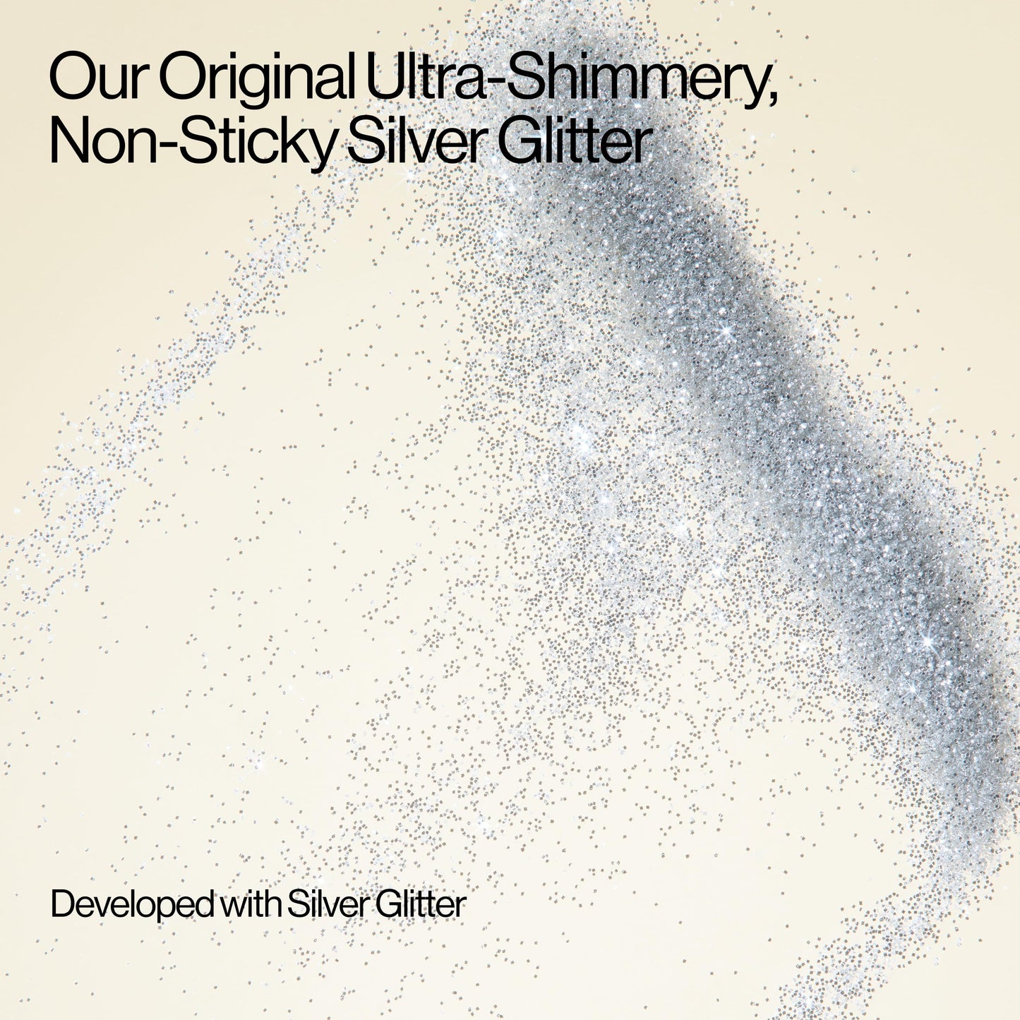 Eva NYC Kweeen Silver Hair and Body Glitter Spray Set - Original Ultra Shimmery Glitter, New Look - Adds Shine + Non-Sticky - Quick Drying Spray