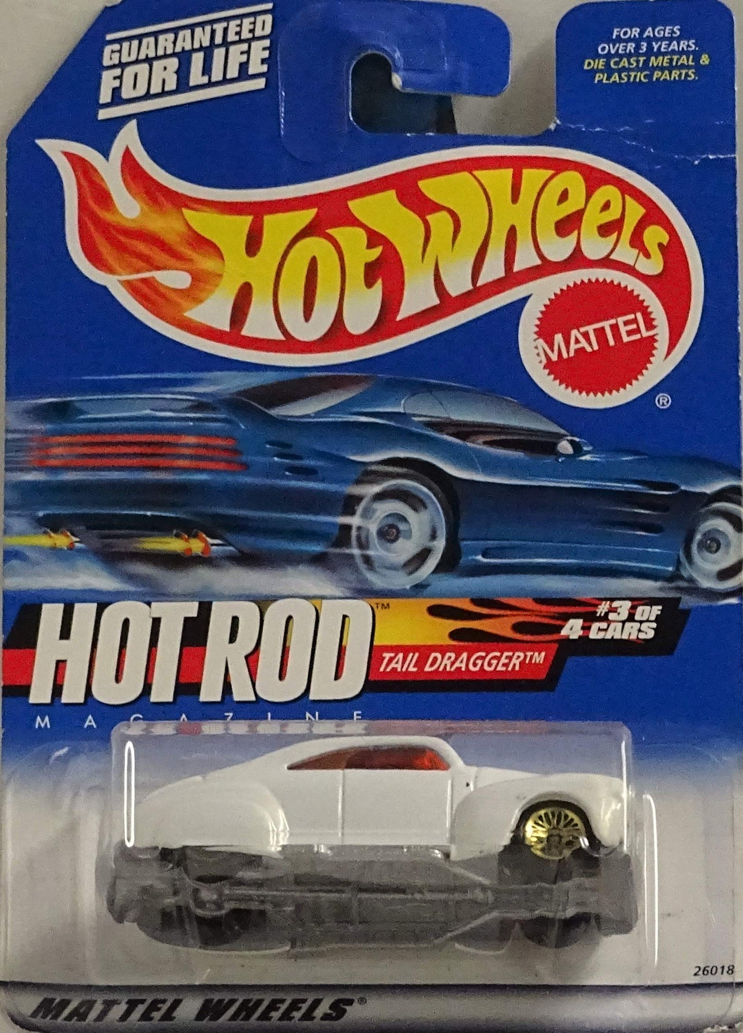 Hot Wheels Hot Rod Magazine Tail Dragger 1:64 Scale