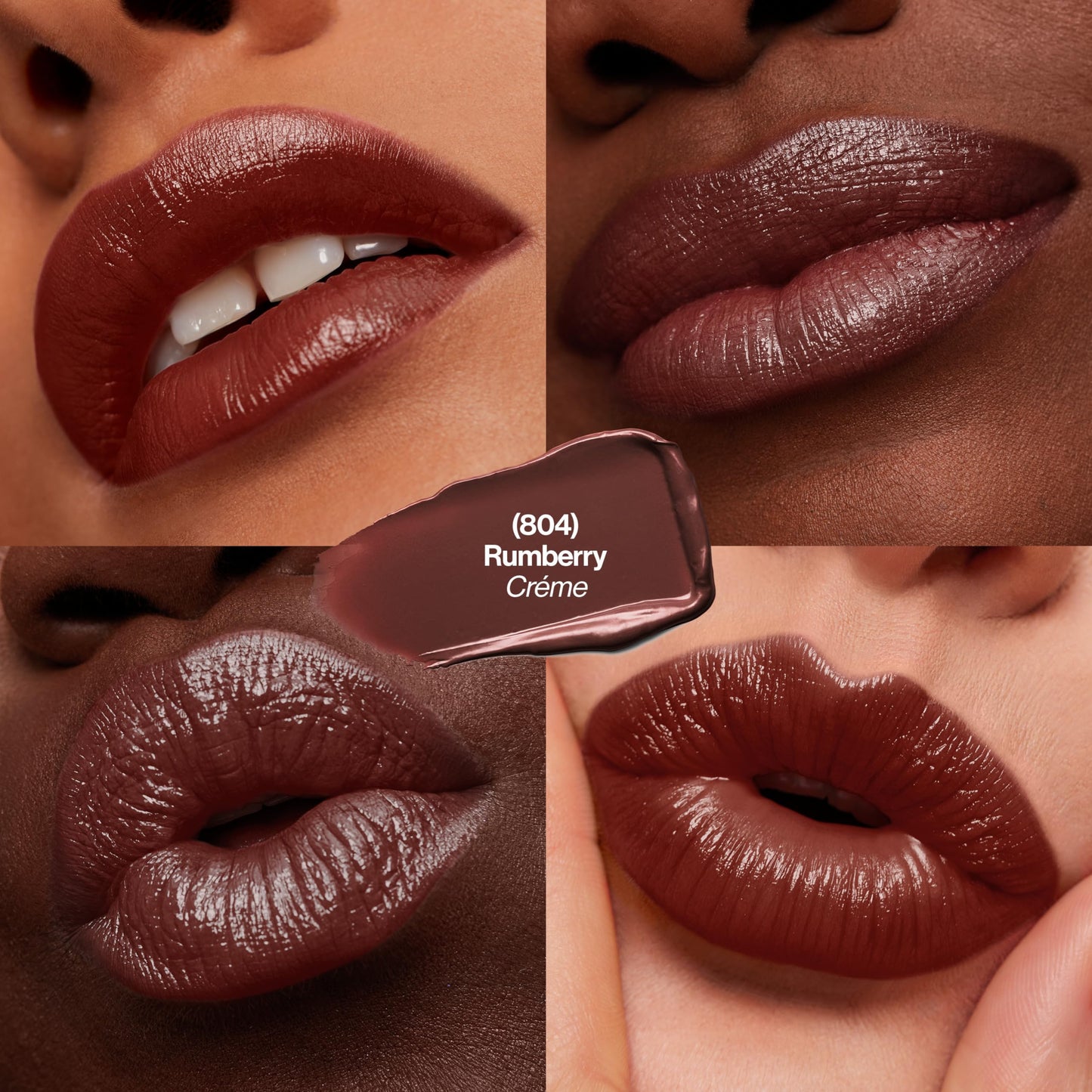 Revlon Super Lustrous Lipstick, Creamy Formula For Soft, Fuller-Looking Lips, Moisturized Feel, 804 Rumberry, 0.15 oz